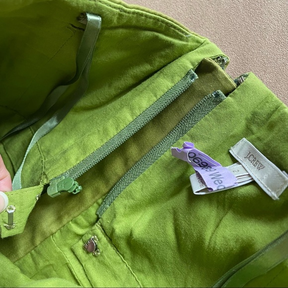 J Crew Strapless Dress - Chartreuse Green, Size 2 - Picture 3 of 7